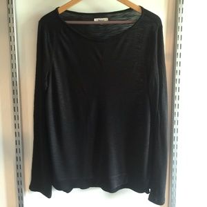 Madewell Black Long Sleeve T-Shirt L
